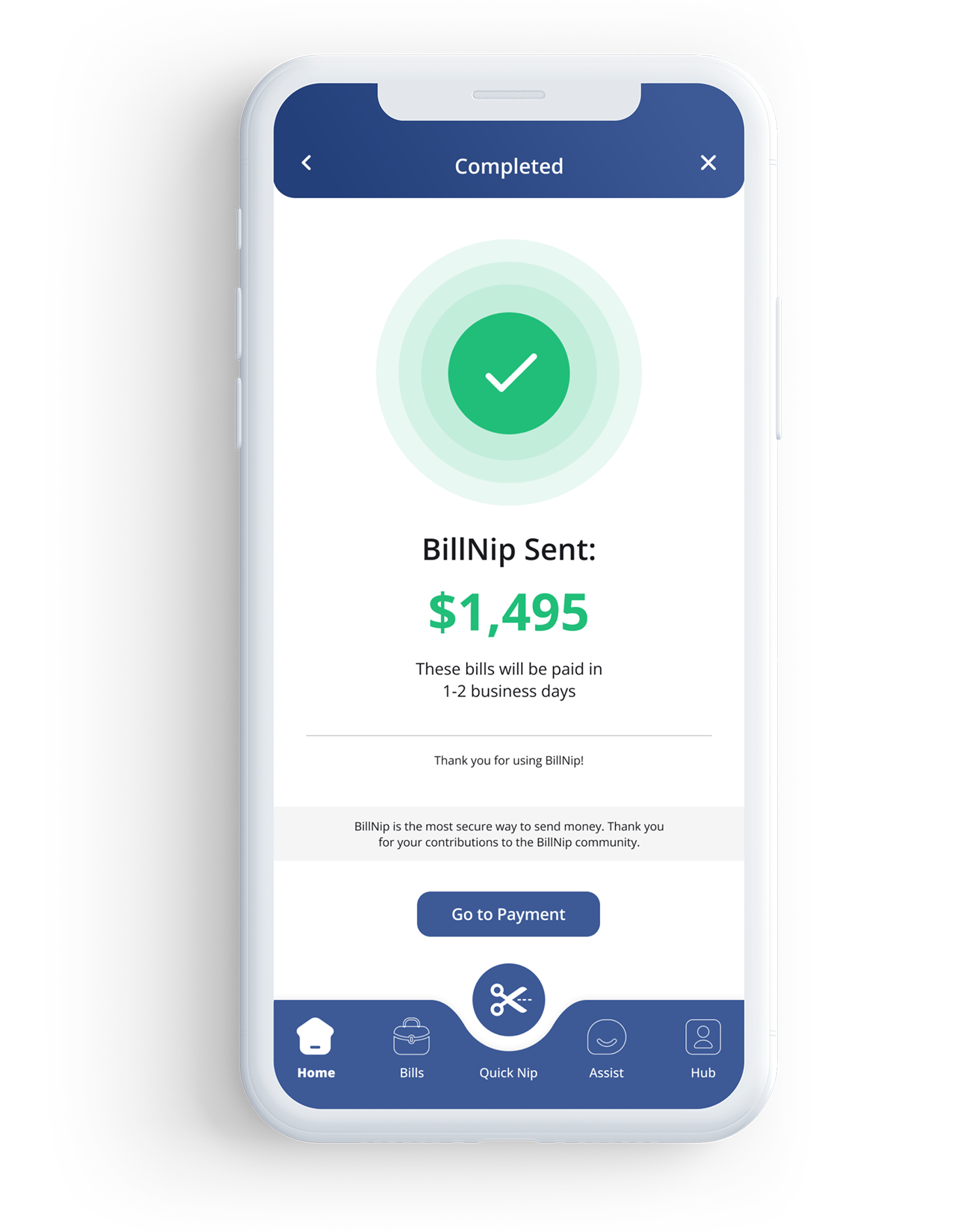 BillNip for Business app