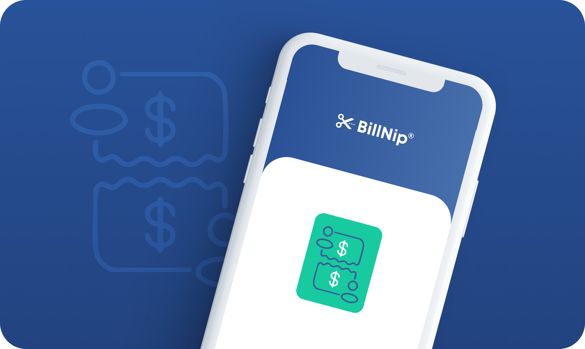 BillNip shared bills mobile screen